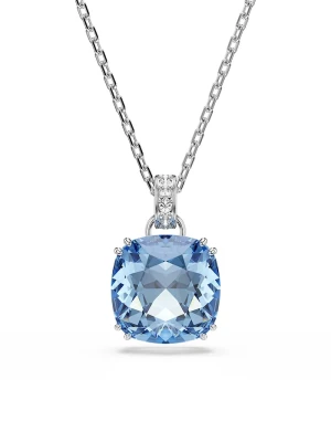 Swarovski naszyjnik z zawieszką damski metalowy z kryształem Swarovski MILLENIA niebieski
