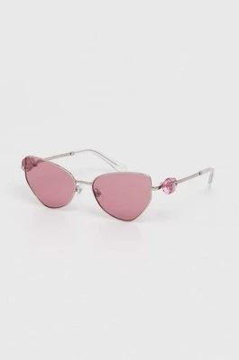 Swarovski okulary przeciwsłoneczne 5679531 LUCENT kolor różowy