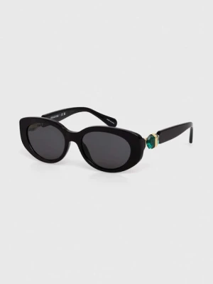 Swarovski okulary przeciwsłoneczne 5679544 LUCENT czarny