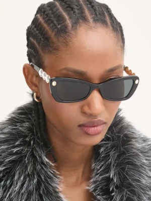 Swarovski okulary przeciwsłoneczne MILLENIA damskie kolor czarny 5706550