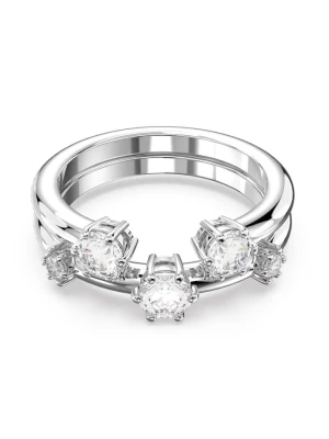 Swarovski pierścionek CONSTELLA 2-pack srebrny