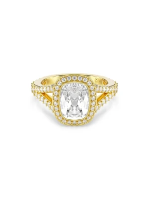Swarovski pierścionek damski pozłacany z cyrkonią UNA złoty