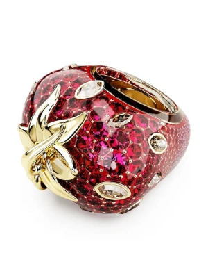 Swarovski pierścionek damski pozłacany z kryształem Swarovski IDYLLIA