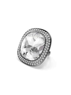 Swarovski pierścionek damski z kryształem UNA srebrny