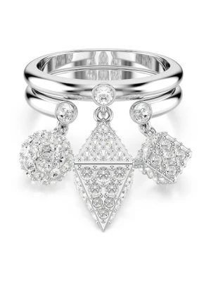 Swarovski pierścionek DEXTERA 2-pack srebrny