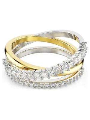 Swarovski pierścionek HYPERBOLA złoty