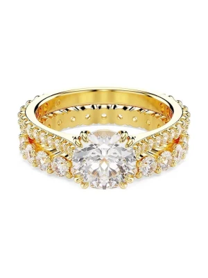 Swarovski pierścionek STILLA złoty