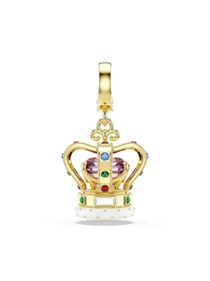 Swarovski zawieszka damska metalowa z kryształem Swarovski MINIONS