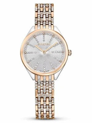 Zdjęcie produktu Swarovski zegarek ATTRACT damski kolor srebrny