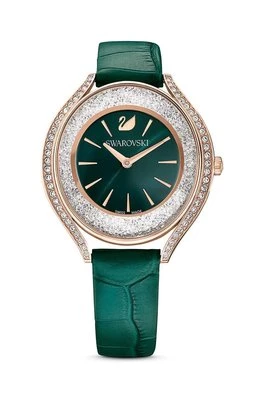 Swarovski zegarek damski kolor zielony