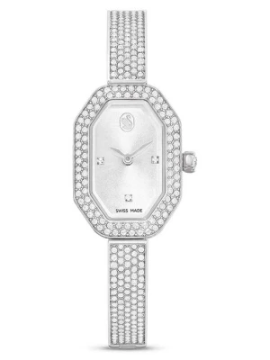 Swarovski zegarek DEXTERA BANGLE damski kolor srebrny
