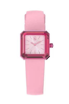 Swarovski zegarek LUCENT 5624373 damski kolor różowy