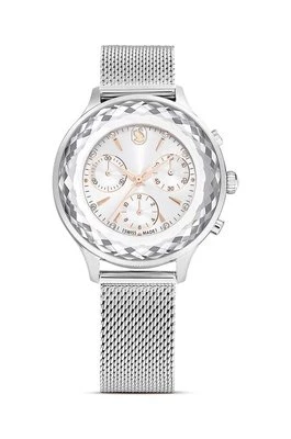 Swarovski zegarek NOVA CHRONO damski kolor srebrny 5677503