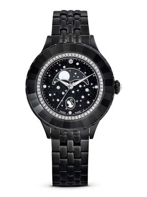 Swarovski zegarek OCTEA MOON damski kolor czarny 5677497