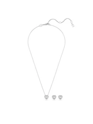 Swarovski Zestaw naszyjnik i kolczyki 5720849 Srebrny