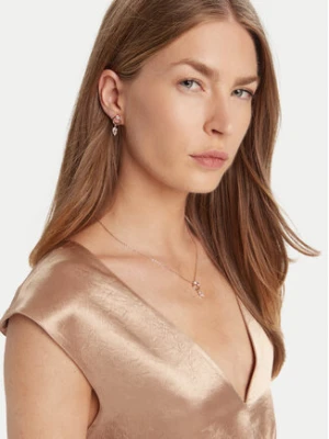 Swarovski Zestaw naszyjnik i kolczyki Mesmera 5733808 Różowe złoto