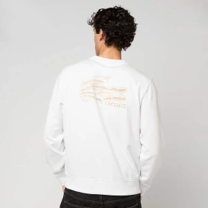 Sweatshirt Lacoste biały