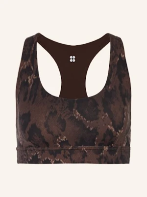 Sweaty Betty Biustonosz Sportowy Super Soft Reversible Yoga Model Dwustronny braun