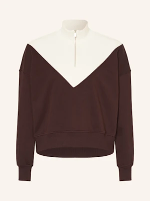 Sweaty Betty Bluza Dresowa Typu Troyer braun