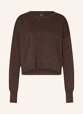 Sweaty Betty Bluza Nierozpinana After Class Crop braun