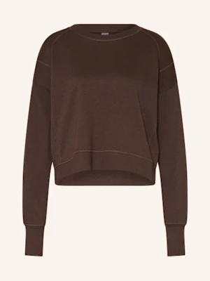 Sweaty Betty Bluza Nierozpinana After Class Crop braun