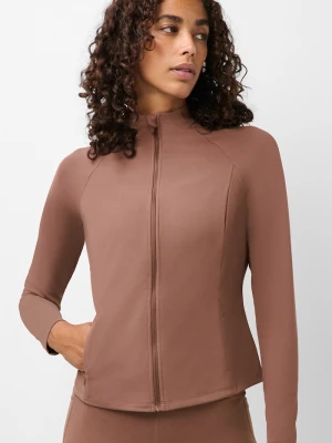 Sweaty Betty bluza treningowa damska Ultimate Studio brązowy