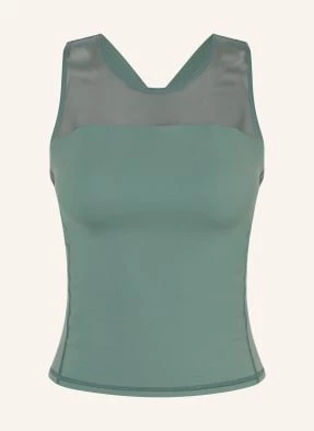 Sweaty Betty Krótki Top Power Illusion gruen