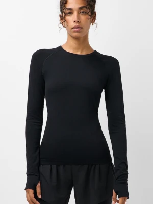 Sweaty Betty longsleeve treningowy damski Athlete czarny