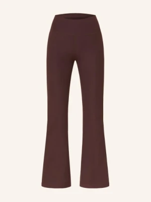 Sweaty Betty Rajstopy Glow Fley braun