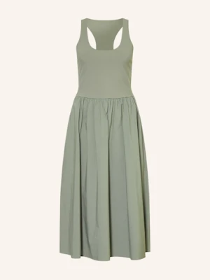 Sweaty Betty Sukienka Ribbed Racer gruen