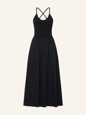 Sweaty Betty Sukienka Z Mieszanki Materiałów schwarz CZARNY