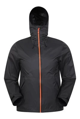 Swerve Packaway Windbreaker - wodoodporna kurtka męska - Black Mountain Warehouse