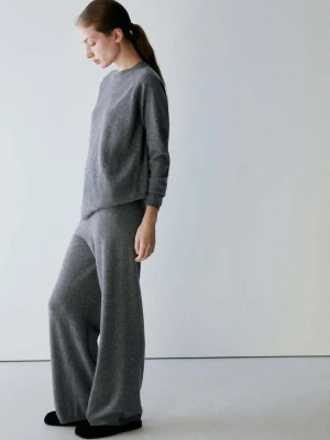 Sweter 100% kaszmir szary - Kobieta - MANGO