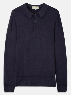 Sweter 120% Lino granatowy