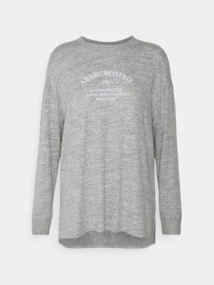 Sweter Abercrombie & Fitch jasnoszary