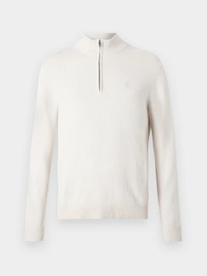 Sweter Abercrombie & Fitch mleczny