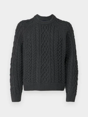 Sweter Abercrombie & Fitch szary