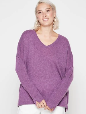 Sweter ALL CASHMERE fioletowy
