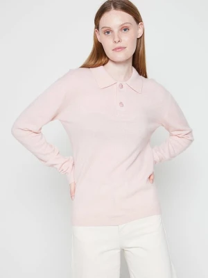 Sweter ALL CASHMERE jasnoróżowy