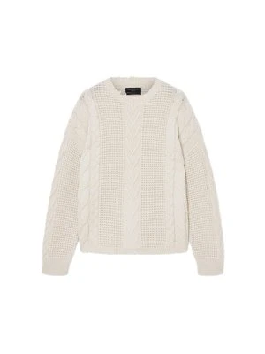 Sweter AllSaints mleczny