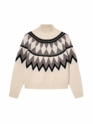 Sweter AllSaints biały