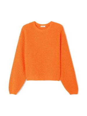 Sweter American Vintage neonowy pomarańcz