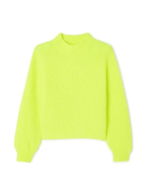 Sweter American Vintage żółty neon