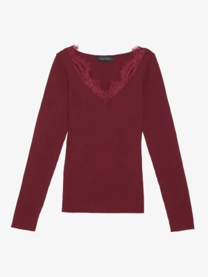 Sweter Anna Field By Zalando bordowy