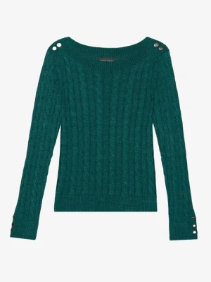 Sweter Anna Field By Zalando ciemnozielony