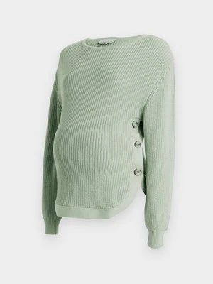 Sweter Anna Field MAMA By Zalando jasnozielony