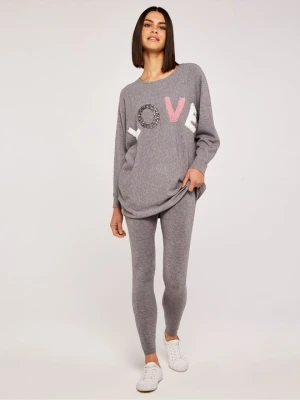 Sweter Apricot szary