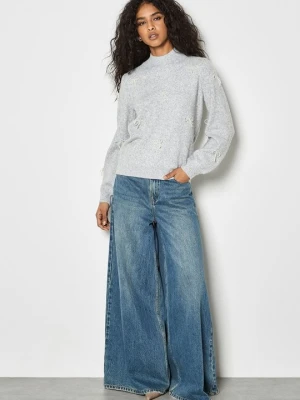Sweter Apricot szary