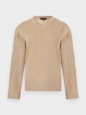 Sweter Armani Exchange beżowy