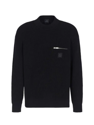 Sweter Armani Exchange czarny